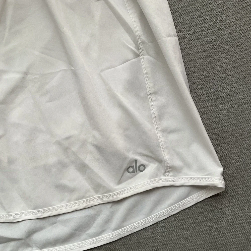 Alo Yoga Match Point Tennis Skirt White L